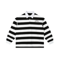 Color Block Stripe Polo Shirt